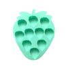 Silicone Strawberry Shaped Ice Cube Tray Mold for DIY Chocolate Candy Baking Mold Flexible Non-Stick Strawberry Ice Mold for Kitchen