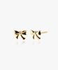 Helene Jewelry 14K Tiny Ribbon Earrings