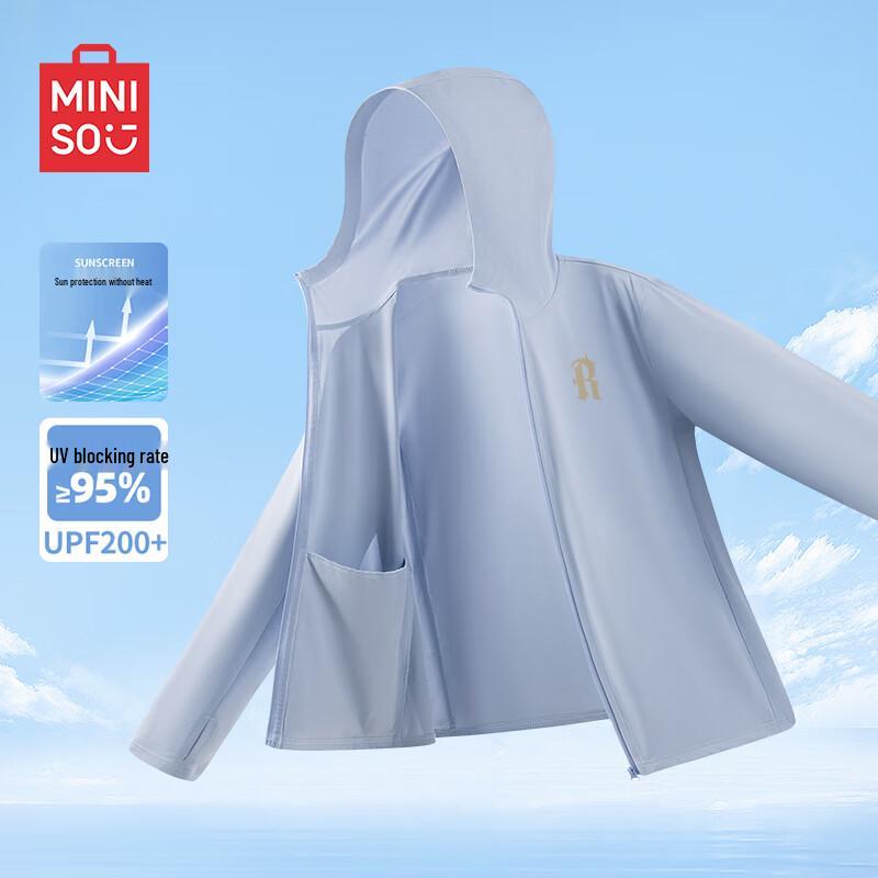 MINISO Men's Summer Cooling UPF200+ UV Protection Outdoor Hooded Jacket