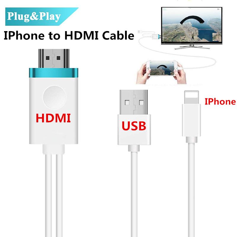 Buy CH HDMI Cable for IPhone To HDMI Adapter Digital AV To 1080P HDTV