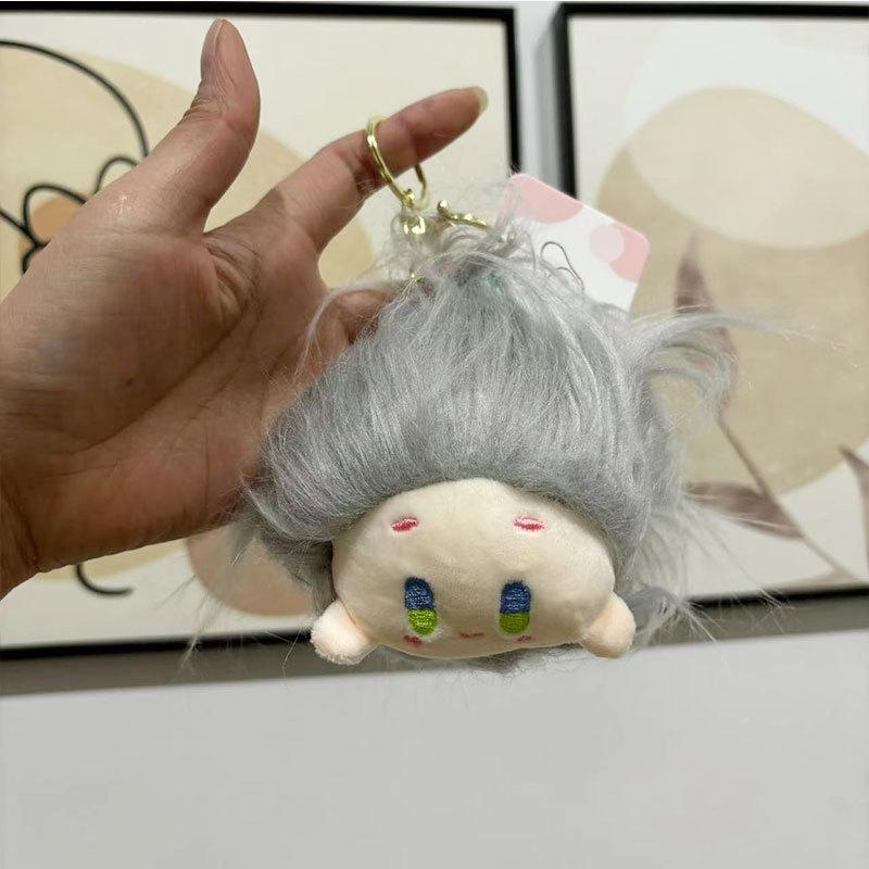 Cotton Adorable Fluffy Doll Keychain Cute Cartoon Animal Plush Bag Charm