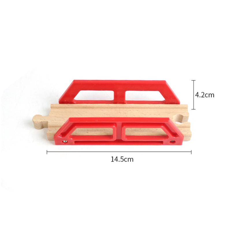 DIY Holzschienen Werkzeuge Brücke Zug Schienen Zubehör Geeignet für Thomas Kinder Lernspielzeug