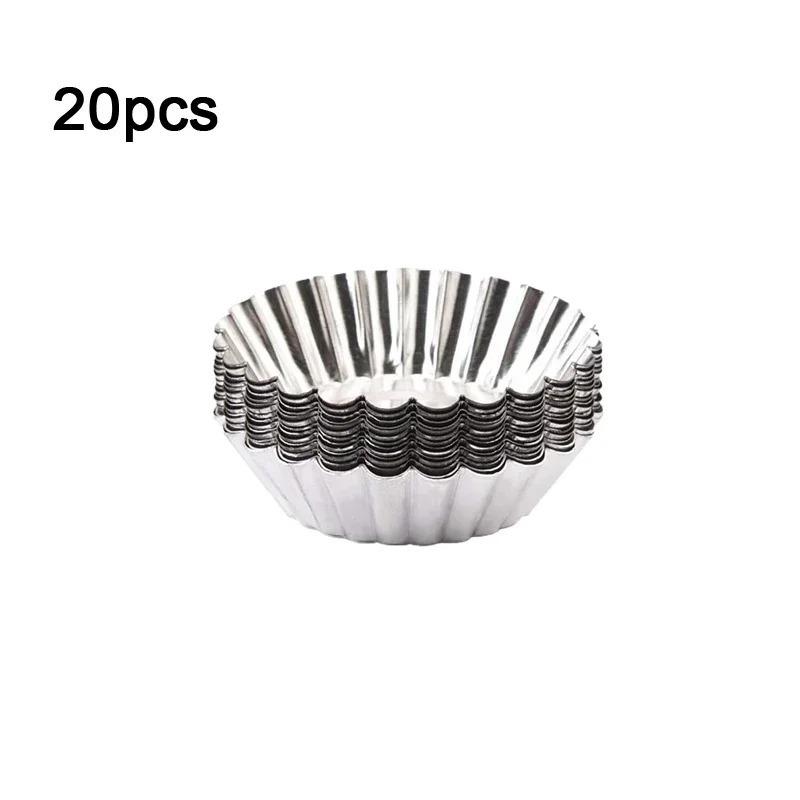 Reusable Baking Molds for Egg Tarts Cookies Puddings Non-Stick Easy To Clean Professional Pastry Tools Baking Accessories