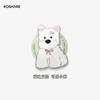 Cute animal magnetic suction bracket is suitable for Apple 15 feather yarn mobile phone case 14PRO all-inclusive lens film 13/12 premium.