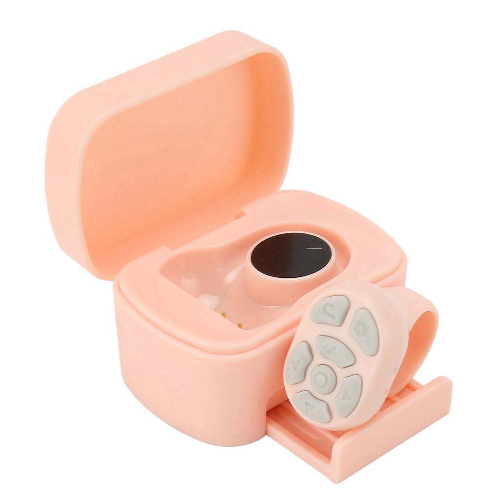 Remote Control Scrolling Ring Bluetooth 5.3 APP Page Turner Camera Shutter Remote Selfie Button Clicker with Charging