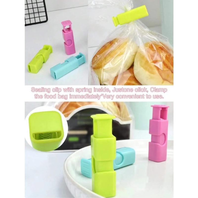 1-9 buc Clips pentru Sigilat Pungi Alimentare, Clipsuri pentru Pungi de Pâine și Gustări, Cleme cu Arc din Plastic, Reutilizabile, Instrumente pentru Depozitarea Alimentelor Proaspete, Gadgeturi Sigilatoare pentru Bucătăria de Acasă