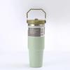 900ML Stainless Steel Thermos Mug With Straw Keeps Cold and Heat Thermal Mug Tumbler Outdoor Sports Thermal Water Bottle