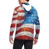 Men's Casual Long Sleeve Hoodie Lightweight Sun Protection Shirt with Tie Dye Print and Hood for Outdoor Activities and Daily Wear