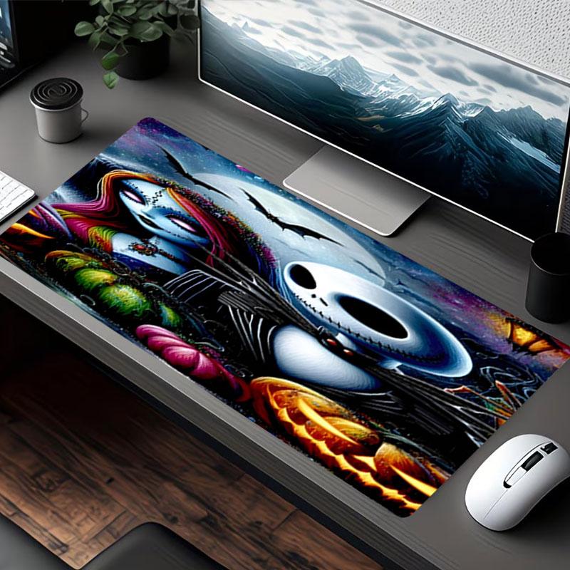 The Nightmare Before Christmas Print Mouse Pad, for Keyboard Pad Laptop PC Mat for Office Home Use, Desk Decor, Perfect Birthday Gift for Gamers