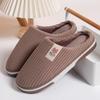 Winter cotton slippers indoor thickened plush non-slip warm home couple household cotton slippers