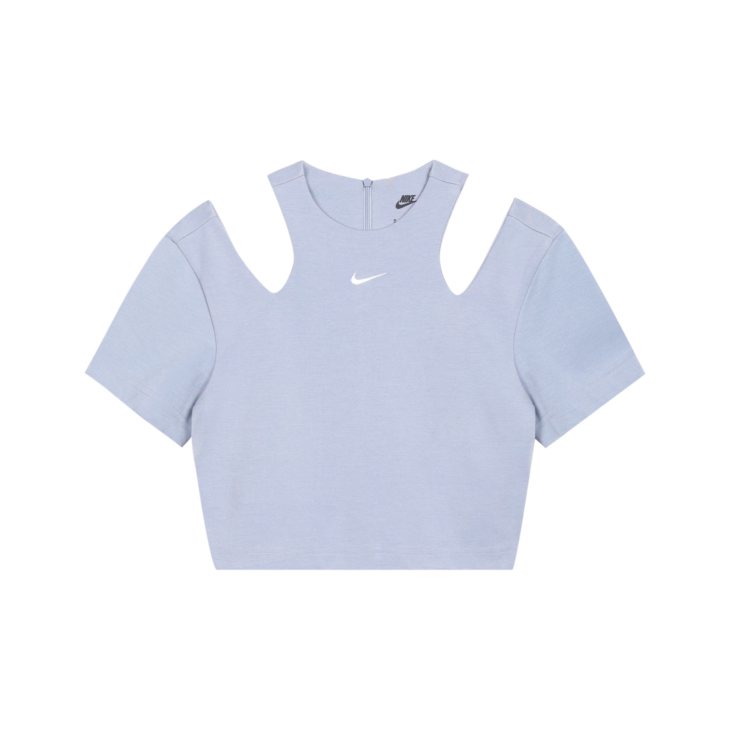 Nike Sportswear Essentials Women s Short-Sleeve Top Indigo Haze White DV7963-519 L