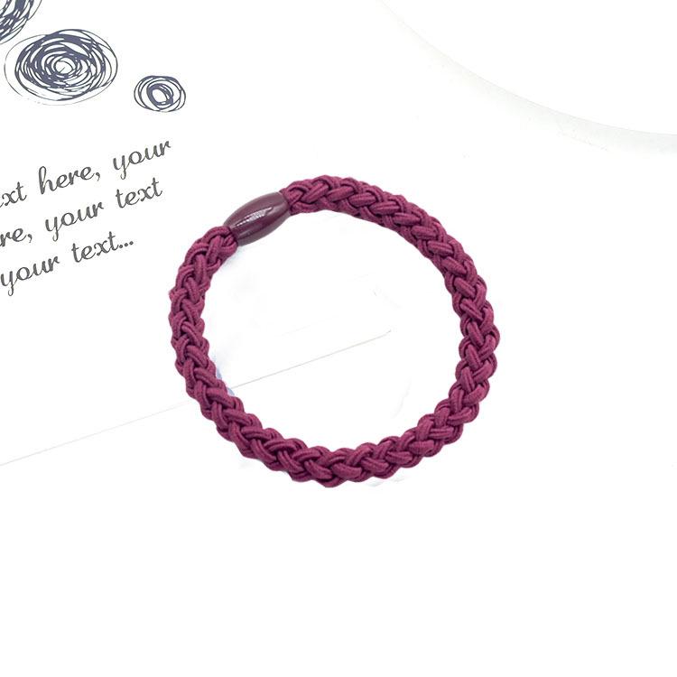 Korean Handmade Knitted Hair Scrunchies: High Elasticity, Braided Style Hair Ties.