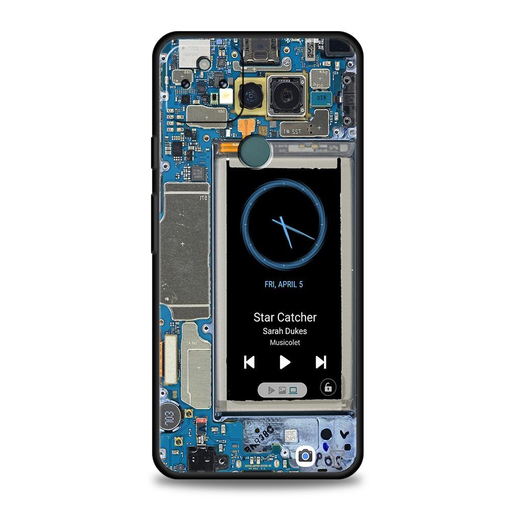 Main Circuit Board Pattern Phone Case Cover for Google Pixel 10 9 8 7 6 9A 8A 7A 6A Pro Shockproof Soft TPU 10 Pro XL Shell Bags