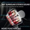 Wired Earbud Stereo Surround High Clarity Calls Playing Games Listening To Music Bass 90 Degree Bend Plug Wired Headset Men Accessories