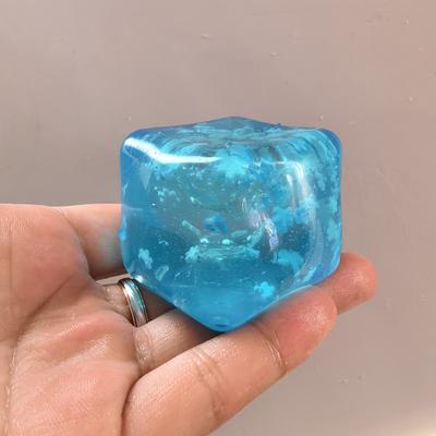 Jouet à presser glaçon Cube extensible à montée lente Jouet sensoriel Soulagement de l'anxiété Balle anti-stress Prix de classe Cadeaux de fête