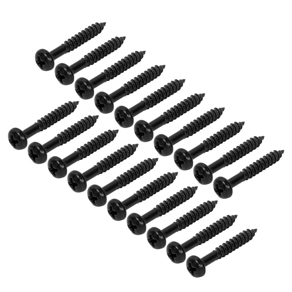 20 Pcs Pickup Mounting Screws Metal High Strength Replacement Electric Guitar Bass Pickup Screw