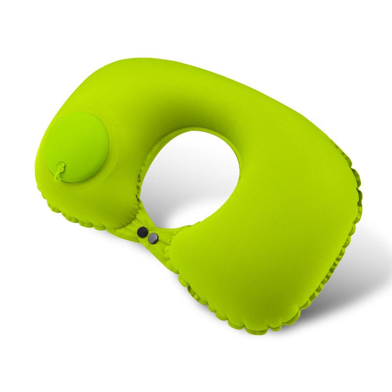 Custom Inflatable U-Shaped Travel Neck Pillow for Car & Airplane