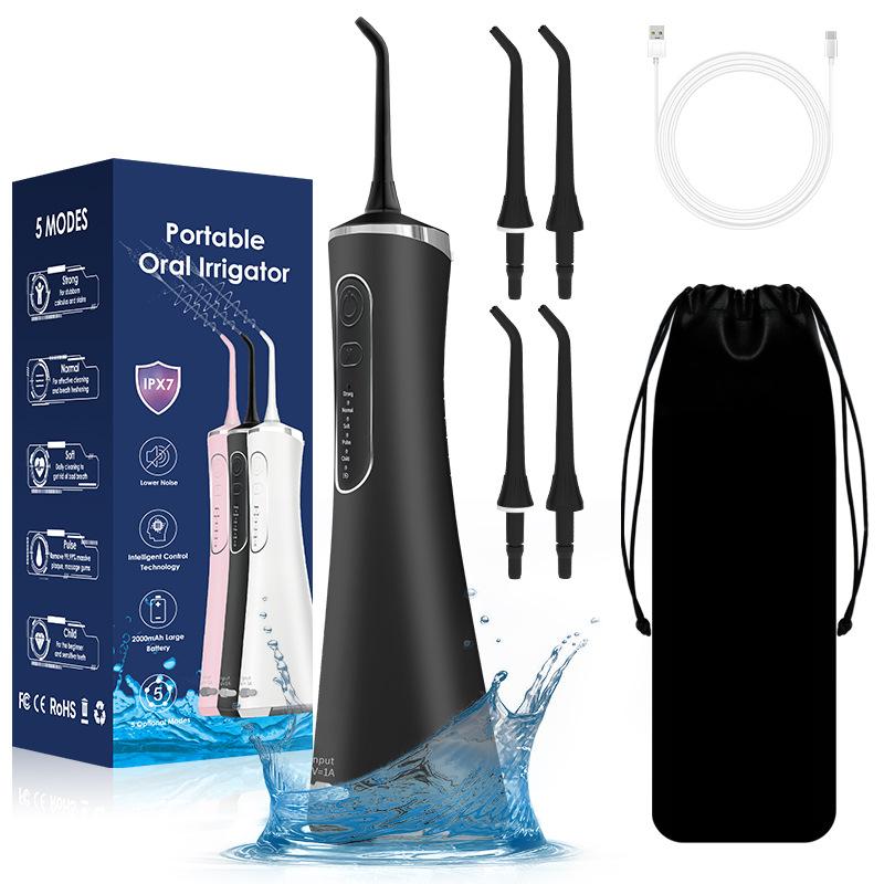 Portable Tooth Flusher Household Electric Large Water Tank Oral Rinser Water Dental Floss Scrubber