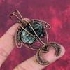 Seraphinite Pendant Copper Wire Wrapped Tortoise Jewelry Genuine Gemstone Pendant Handmade Jewelry Copper Wire Wrap Pendant Gifts for Mother