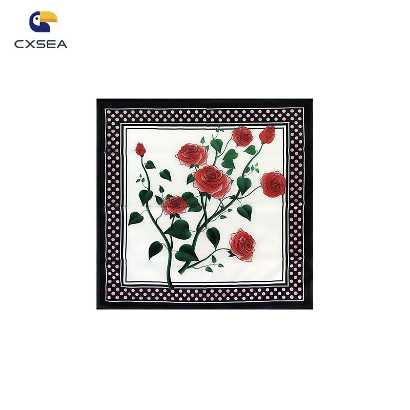 OEM Hot Digital Print Design Eco-friendly Fabric Customize Polyester Scarf for Promotion customize