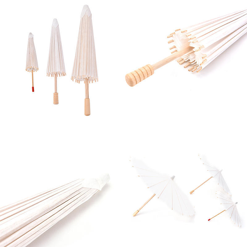 1 Pcs Paper Umbrella Kids Diy Accessory Chinese Traditional Craft Decoration