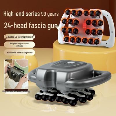 Cross-Border German Quality Multi-Head Men's Muscle Fascia Massager for Deep Relaxation