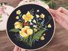 Embroidery Hoop Set 3 Pcs Yellow Flowers [D-Zh5]