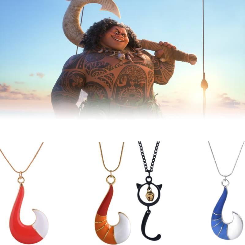 Pendant Necklace Moana Costume Fancy Dress Up Jewellery Alloy Ornaments Anime