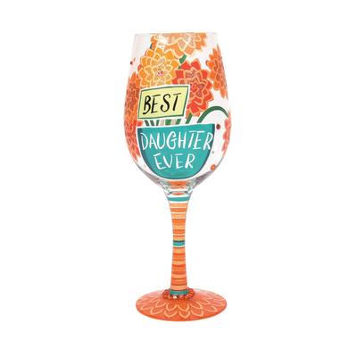 Lolita Wine Glass Best Daughter Ever 6010657
