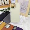 Leather Pattern Photo Frame Is Suitable for Apple 17Promax Mobile Phone Case iPhone15/14/13 Simple 16Promax Trend
