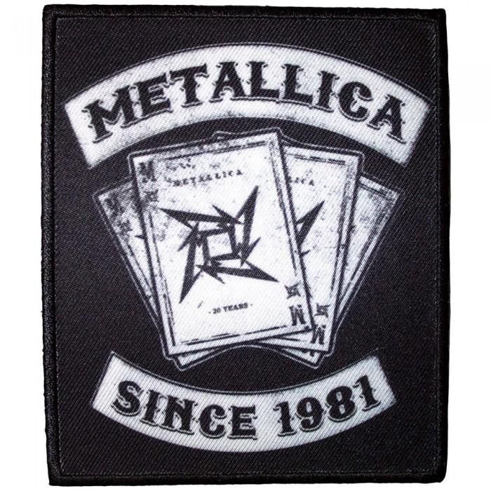 Metallica Playing Card 30th Anniversary Iron On Patch