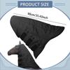Waterproof Horse Neck Cover Thickened Filled Neck Warmer Protector with Three Straps for Cold Weather Equestrian Riding