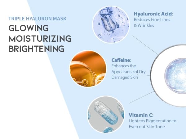 OOTD Retinol Hyaluronic Acid Serum Korean Sheet Mask Gift Pack Beauty Mask EVE Vegan Certified K Beauty Face Skin Care Face Mask Serum Bundle OOTD +