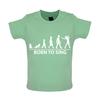 Born To Sing -Baby Kids Boys Girls Unisex T-Shirt / Romper Tees Top- Singer Singing Music Musical Musician