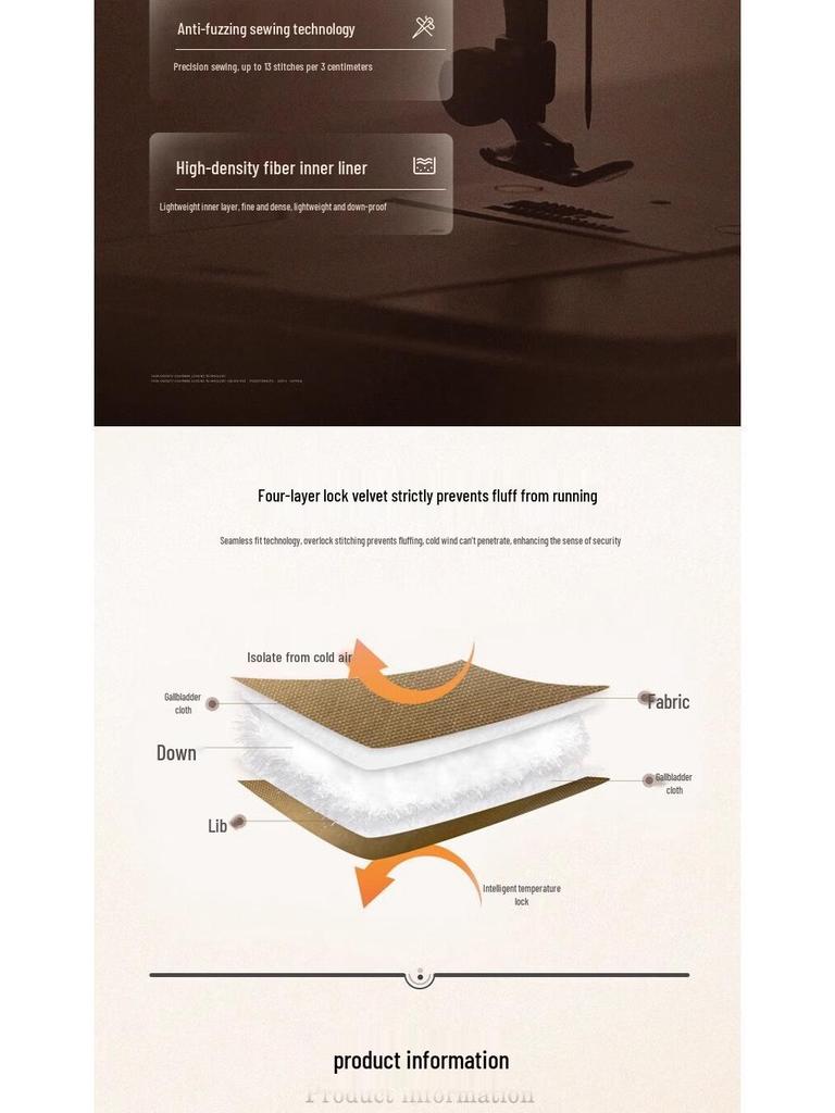 SNOWFLYING Women's Thickened Casual Duck Down Puffer Jacket