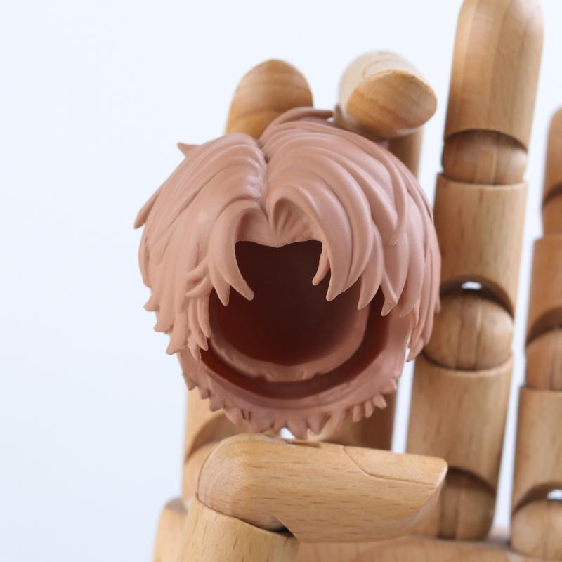 

OB11 Latest Style Head Shell replacement Korean style Plastic Hair Replacement Doll Hair Head Mold Accessories Designed For Obitsu11 OB11