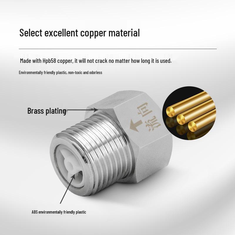 Bathroom Toilet Anti-Backflow Check Valve for Water Pipes
