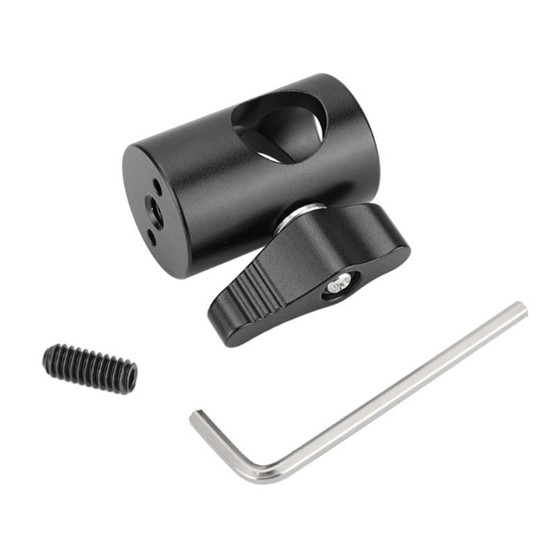 Pipe Clamp Converters with 1/4inch Hole to 16mm Tube Adapters Easy Installation for Mechanical Engineering Projects and Home Use