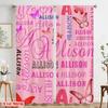 2pcs,2D Plane Printing Pattern Curtains Allison Flutter 100% Polyester (without Rod) All Seasons Perfect for Bedroom Living Room