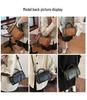 Borsa a tracolla Boston a cuscino retrò coreana - Borsa a mano da donna di grande capacità