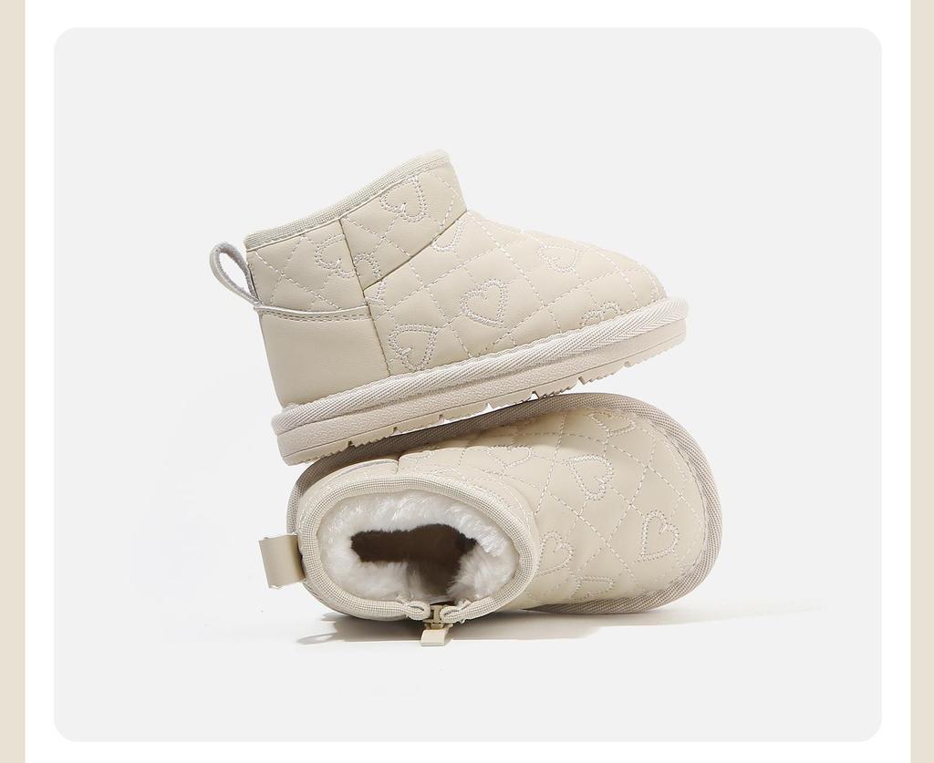 Infant Soft Sole Cotton Snow Boots – Winter Walker Shoes for Boys & Girls
