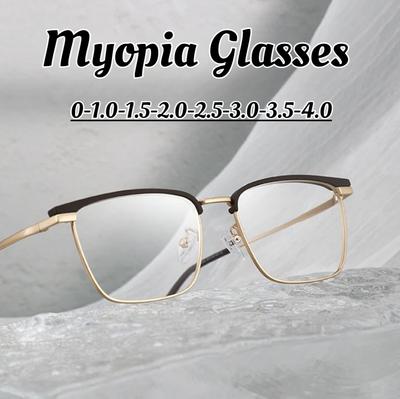 Neutral Fashion Stylish Fashion Business Myopia Nearsighted Myopia Eyewear Fashion Stylish Fashion Premium High Quality Premium Luxury Anti-blue
