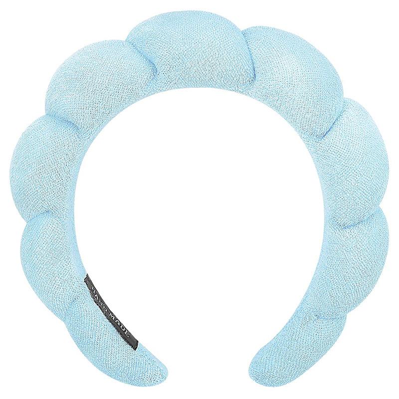 Sponge Headbands for Women Girls Puffy Hair Band Makeup Bubble Terry Cloth Co Spa Retro Hairband Women Hair Accessories Headwear