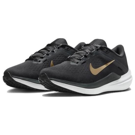 Nike Air Winflo 10 Anthracite Metallic Gold W - DV4023-005 EU 40.5 чёрный