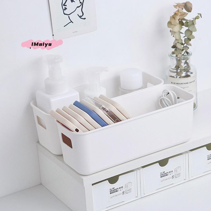 M-1/2pcs Multifunctional Storage Box Durable Large-capacity Desktop Storage Box Underwear Storage Suitable For Sundries Storage