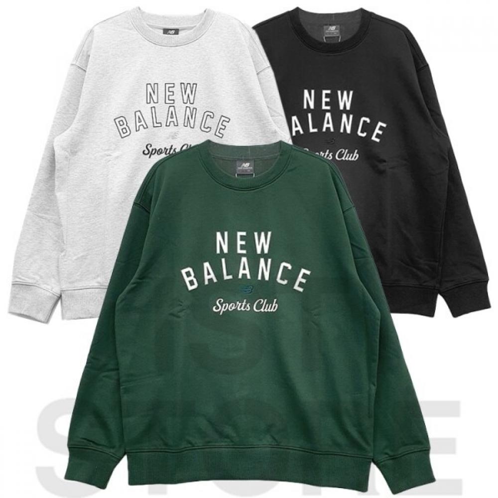 

New Balance Sports Club Sweatshirt Nbncfco113 (16)Light Gray/090(S)