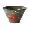 Hasami Ware Rice Bowl with Flower Hedge Pattern 18076 Hasami Ware Rice Bowl with Flower Hedge Pattern 18076