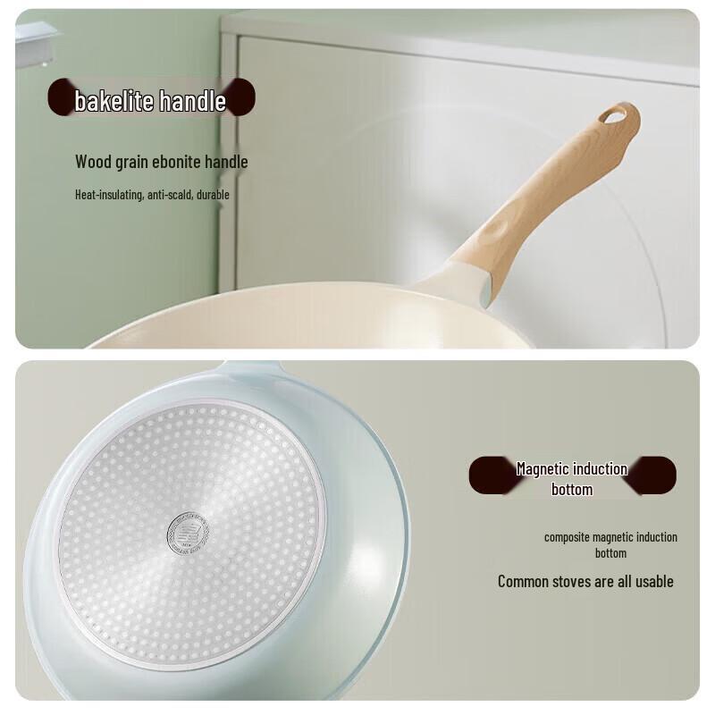 COOKER KING Non-Stick Titanium Ceramic Frying Pan