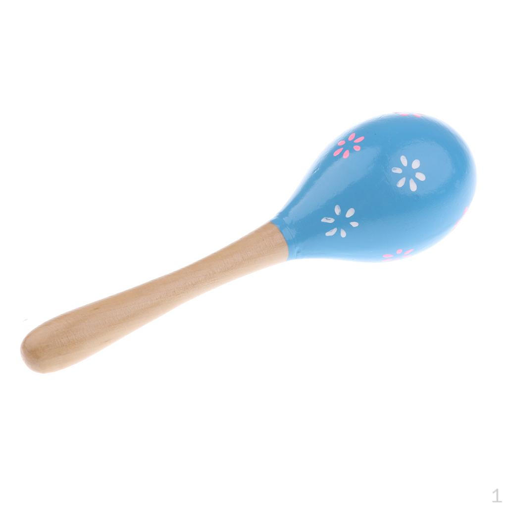 1 Piece Maraca Hand Percussion for Children Baby Rhythm Rattle