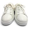 Excellent PRADA Low Cut Sneakers White Nylon Mens 7.5 2EE376 Used